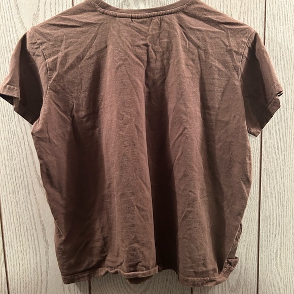 John Deere Brown Tee Kids Girl Large - Picture 2 of 2